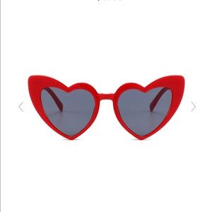 8 pairs unused Birdy Grey red heart sunglasses and 1 pair used in white